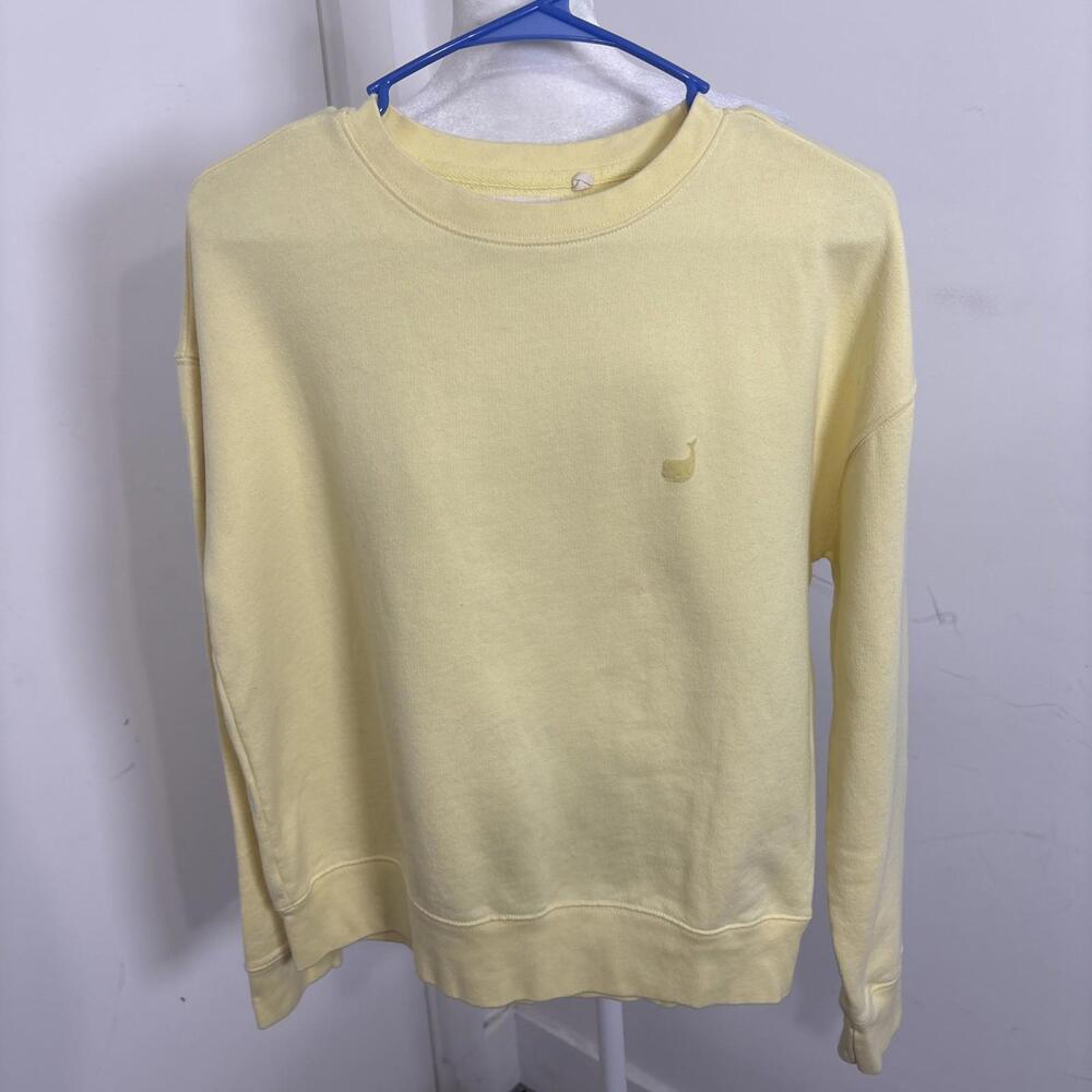 Men's Twothirds Sepanggar Mens Pullover Sweatshirt Yellow XSmall‎ Organic Cotton